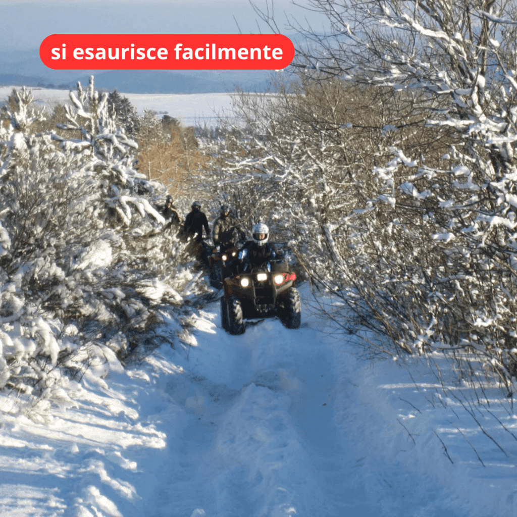Tour in Quad 4×4 sull’Etna innevata