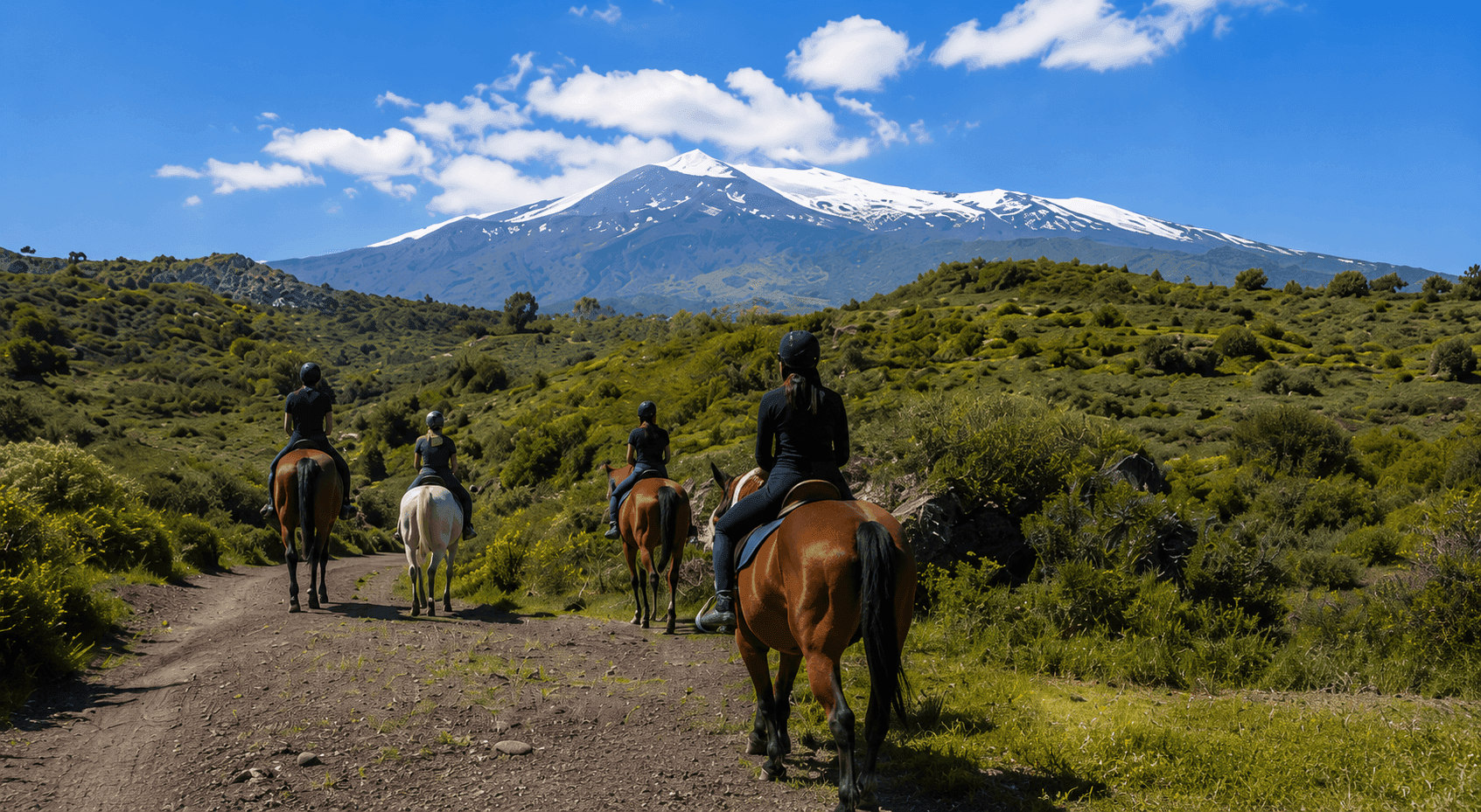 Passeggiata a cavallo sull'Etna 3